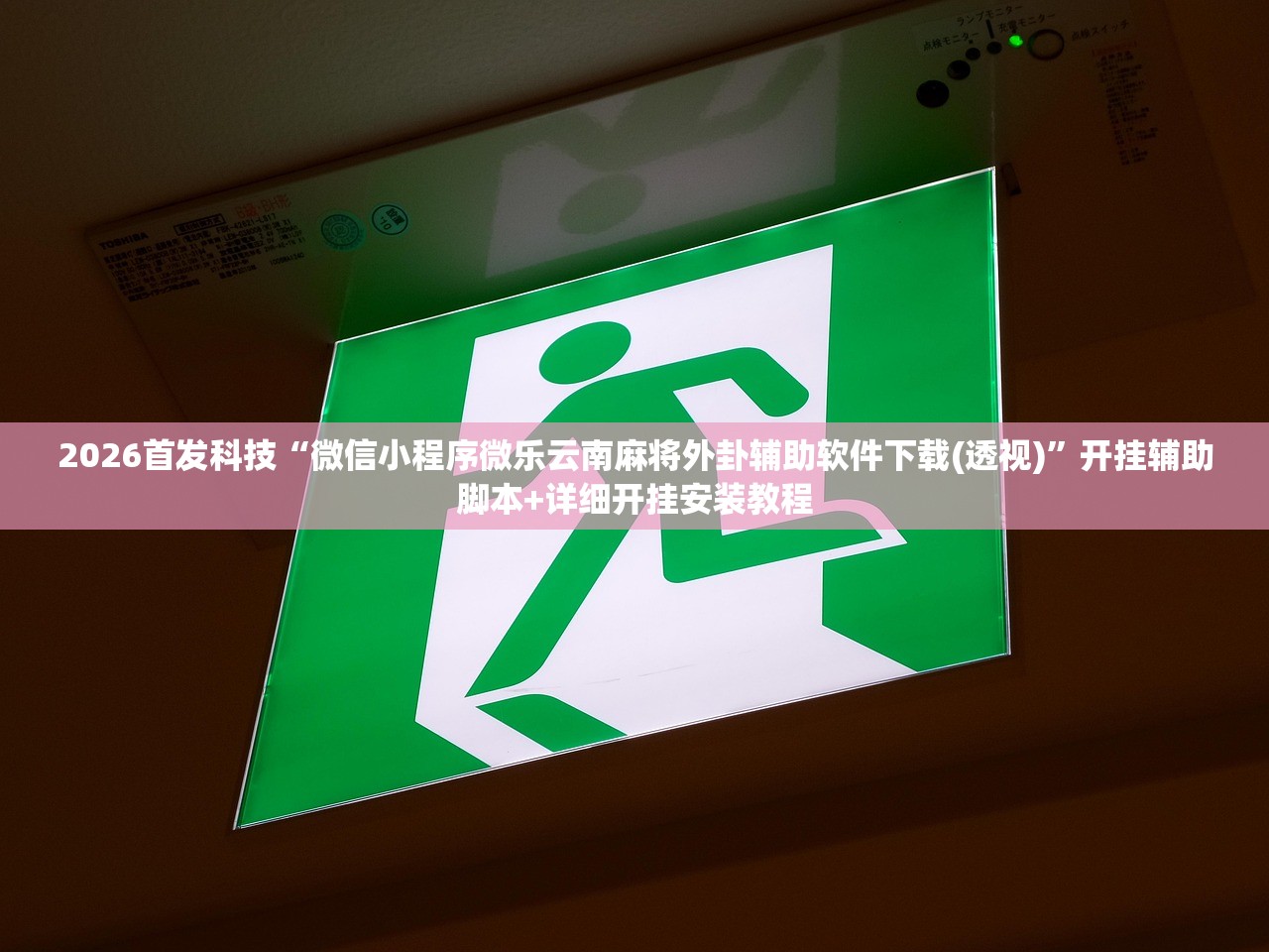 2026首发科技“微信小程序微乐云南麻将外卦辅助软件下载(透视)”开挂辅助脚本+详细开挂安装教程